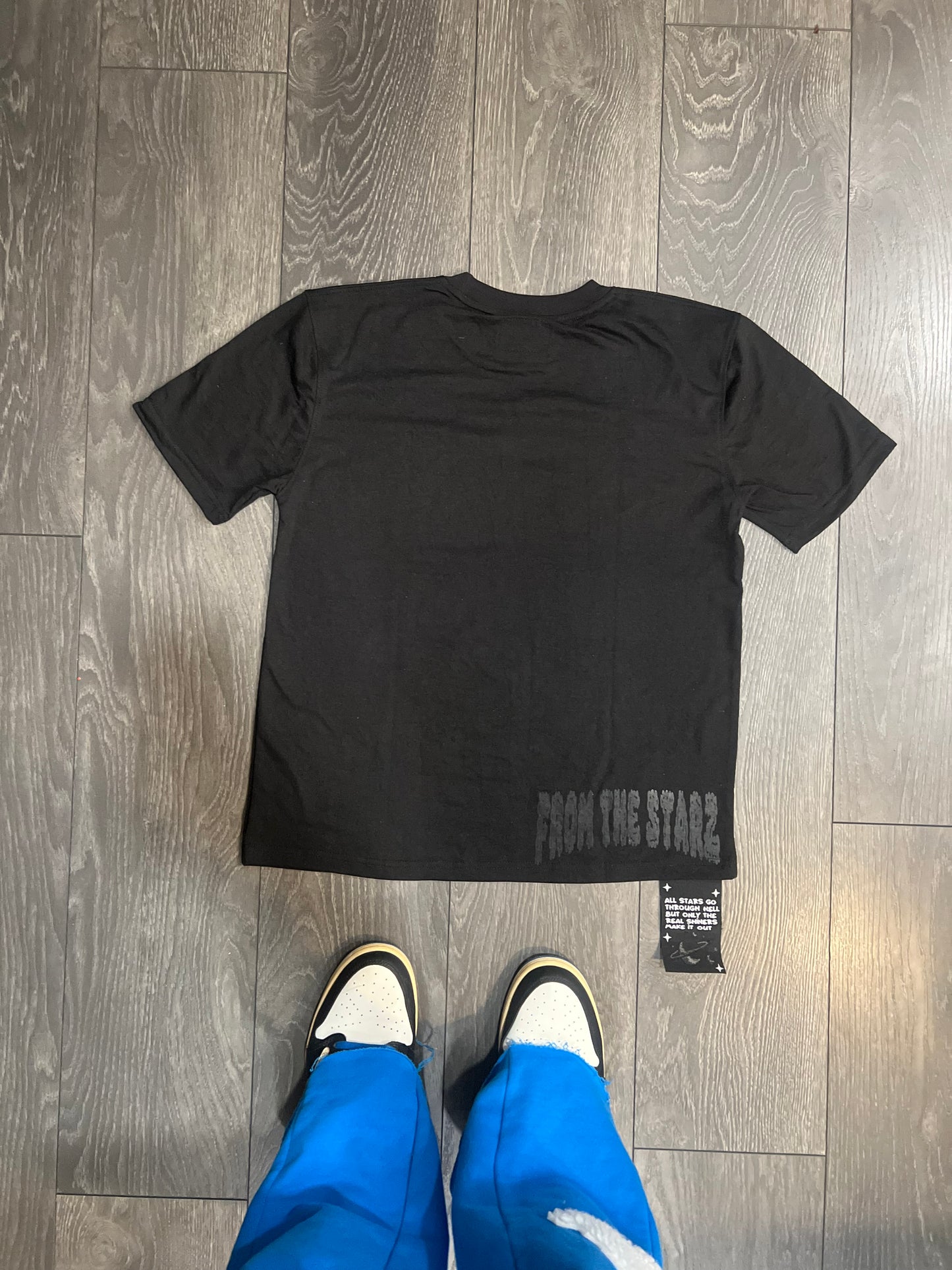 In the clouds tee black