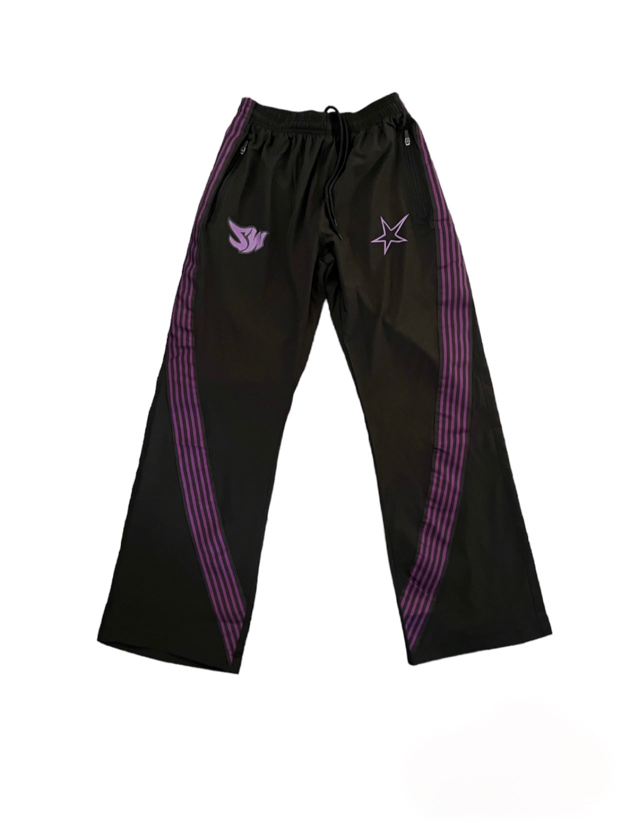 Starz tape pants black/purple