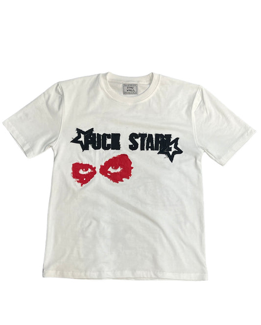 Fu*k Starz Patchwork Tee White